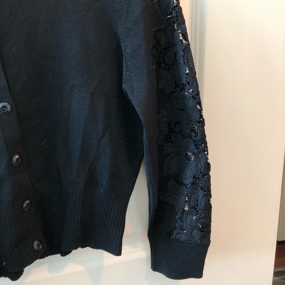 Diane Von Furstemberg Doris Cardigan in Black - Picture 11 of 16